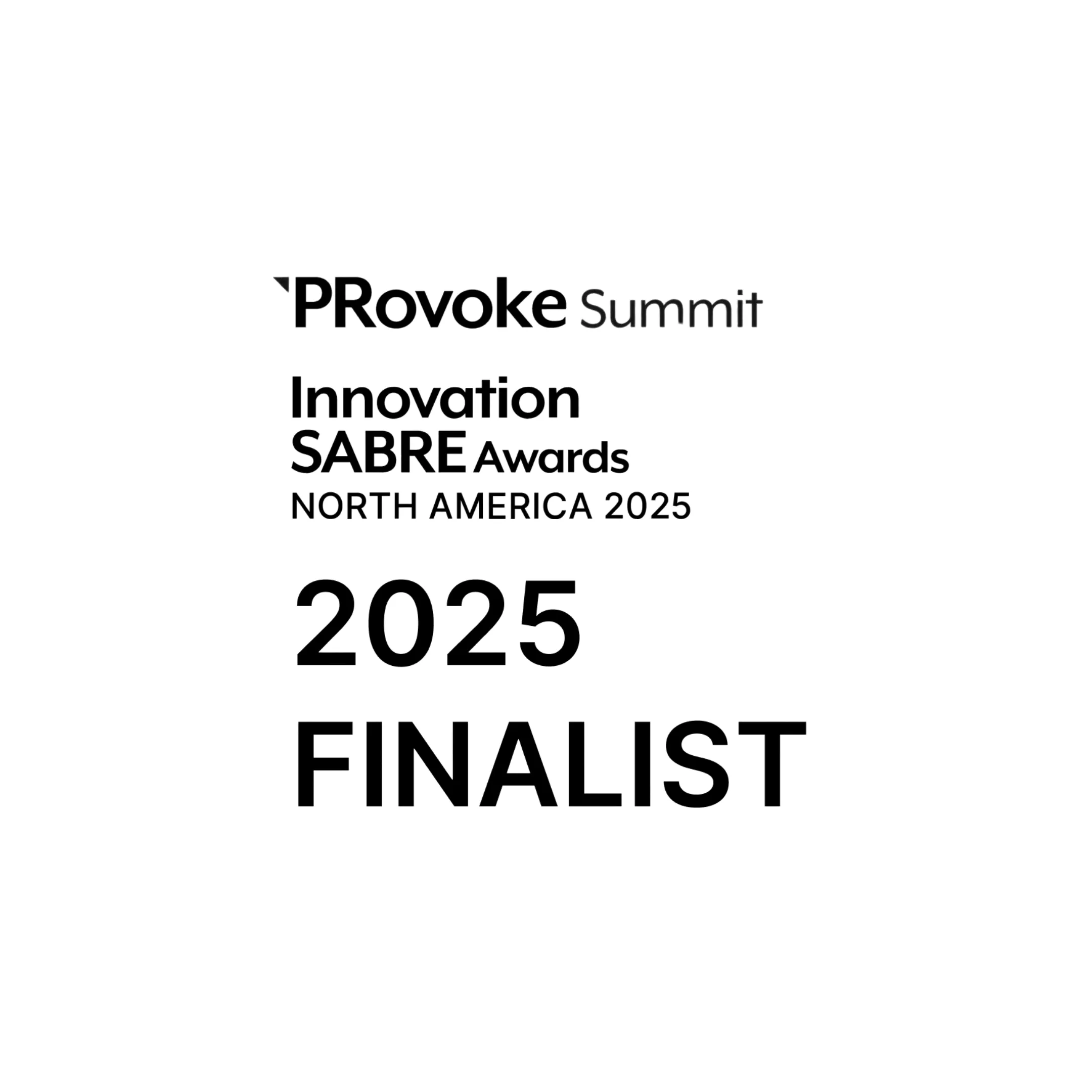 PRovokeSABRENorthAmericaAwards2025