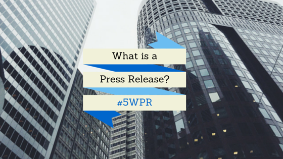 what is a press release