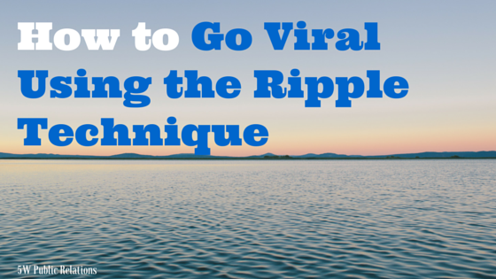 Viral Marketing Ripple Effect