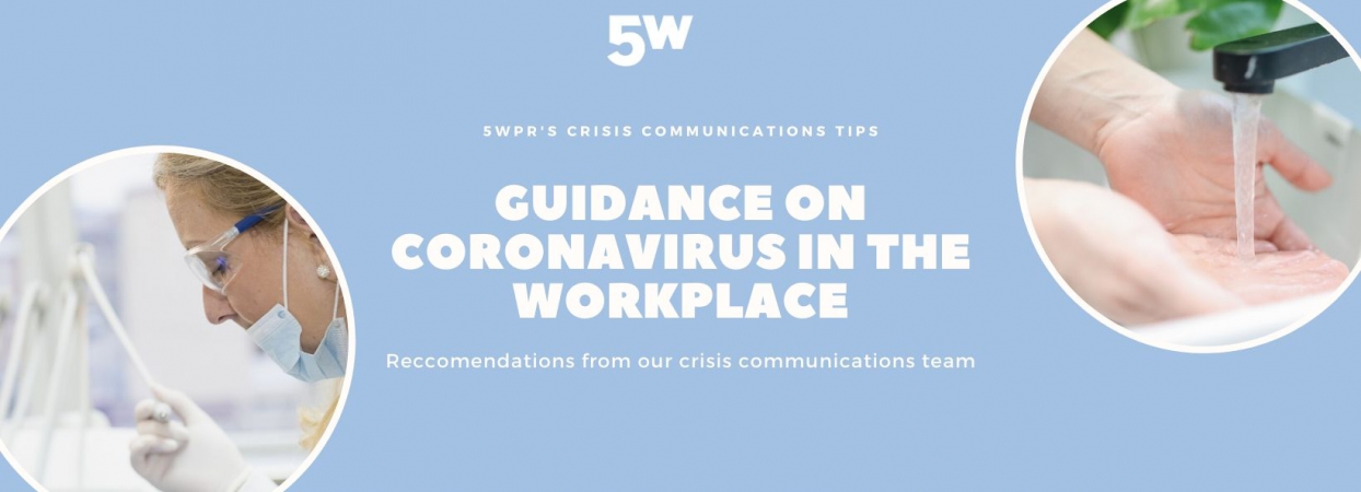 Guidance on Coronavirus in the Workplace