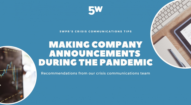 Making Company Announcements