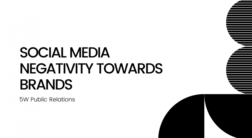 Social Media Negativity Towards Brands