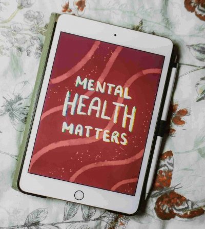 mental health marketing material