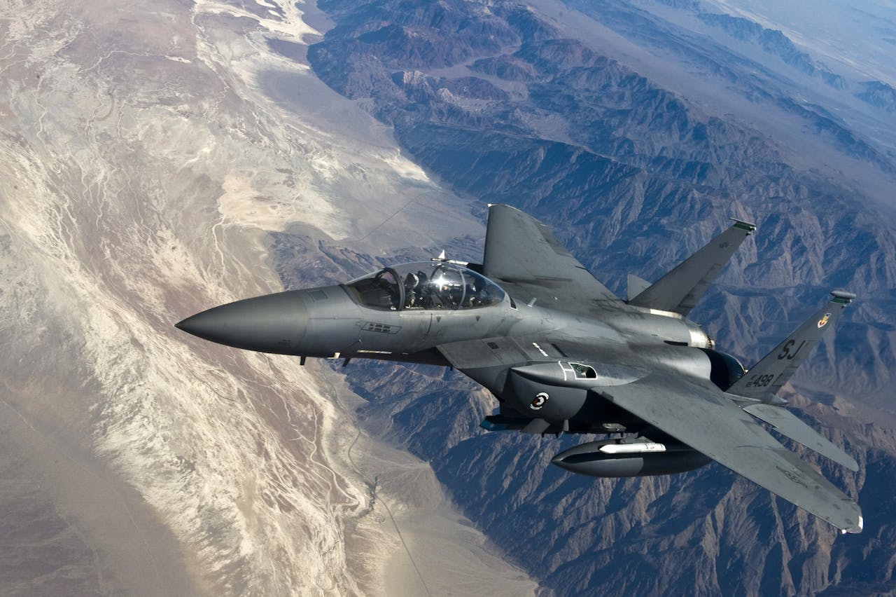 f15 over the mountains
