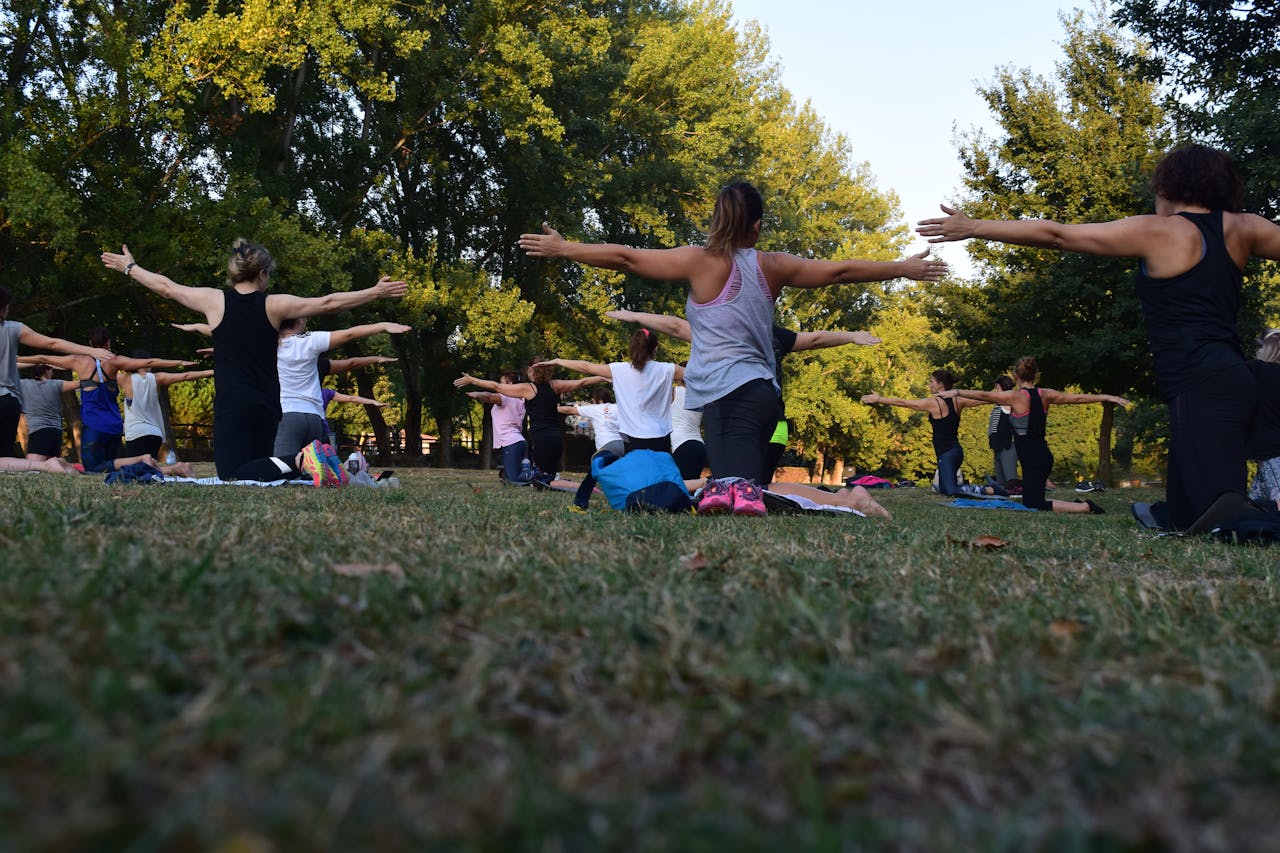 outdoor yoga wellness