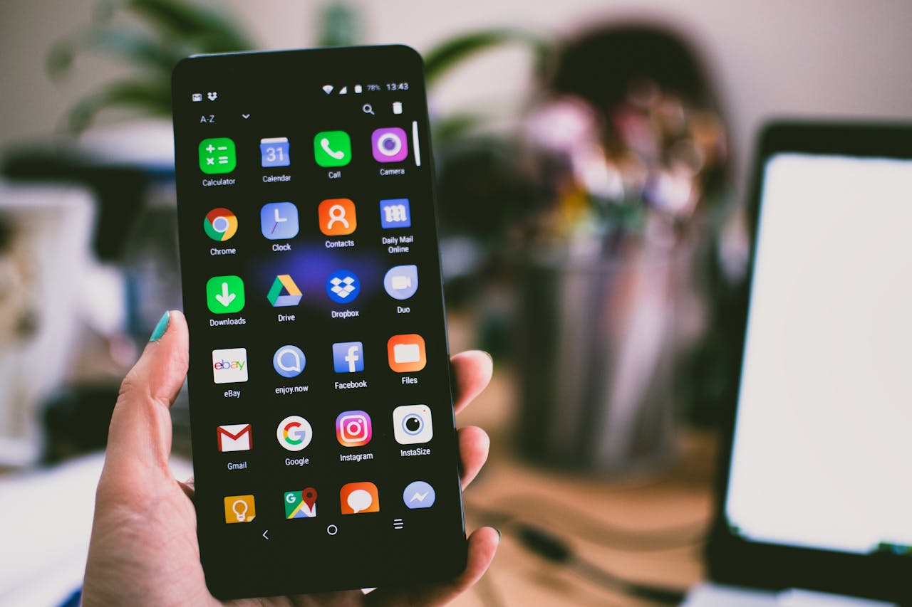 apps on screen